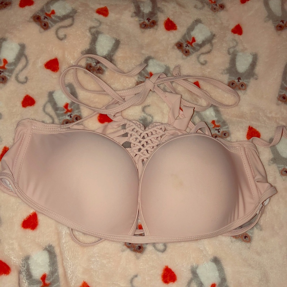 Heart shaped bikini top
